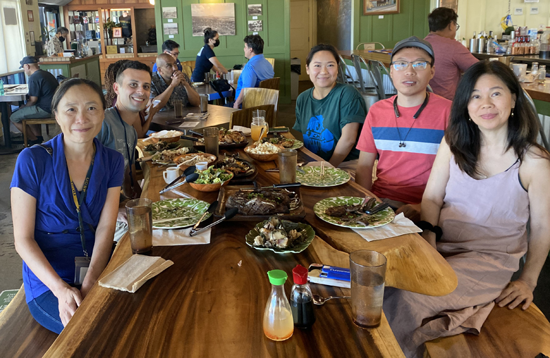 Group lunch at Highway Inn August 24 2022